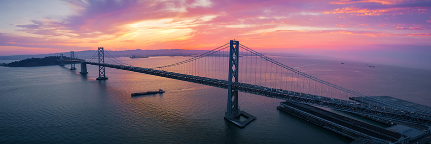 Castro Valley, CA Area Landmark: Bay Bridge from Oakland Find an Aviation School That Works Best for You in the Castro Valley, CA area!