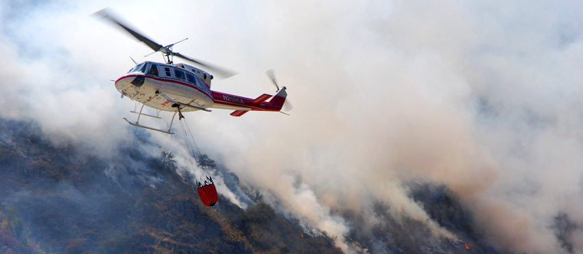 See your helicopter pilot training pay off with one of the best helicopter pilot jobs available - EMS and Firefighting
