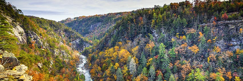 Kennesaw, GA Area Landmark: Tallulah Gorge from Drone Kennesaw, GA resources: Find the aviation training program that works best for you!