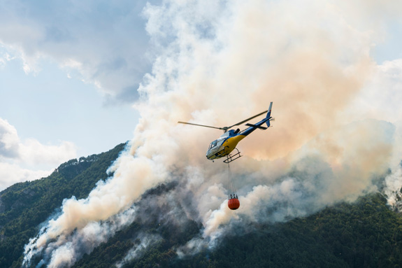 Emergency Helicopter Pilot Fighting Fires Fighting fires is one of the top helicopter pilot jobs available after completing your helicopter training