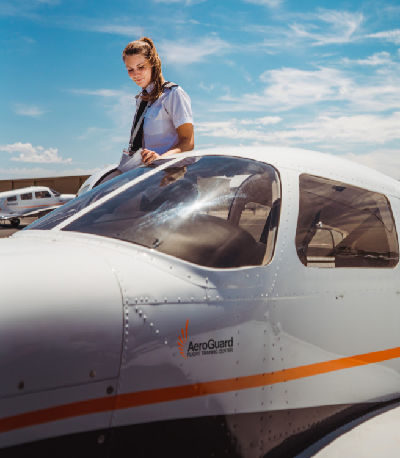 AeroGuard Flight Training Center located at the Georgetown Municipal Airport in Austin, Texas offers career-focused accelerated training to become a commercial pilot, one of the most in-demand careers in the world.
