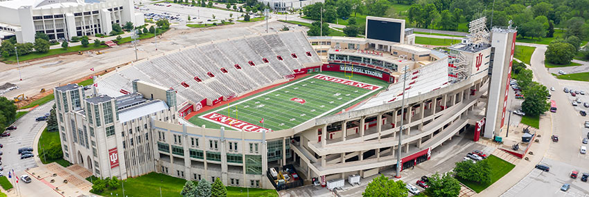 Landmark Near the Columbus Area: Memorial Stadium Drone, UAS, and UAV Pilot Training in the Columbus area.